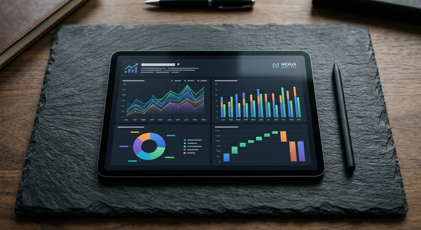 Executive board pack on tablet